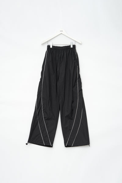 HI FI FNK(ハイファイファンク) - Curved Line Nylon Pants – einz.jp