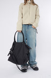 Hand strap big nylon cross bag