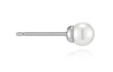 Essence Silver Tennis (W) Pearl Single Earring