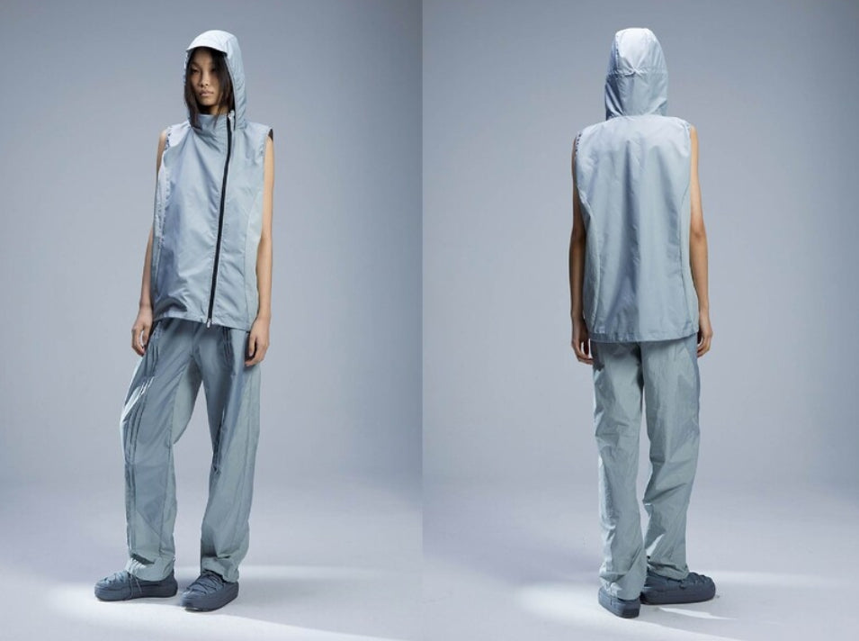 OJOS (オホス ) - Wavy Windbreaker Pants / Grey – einz.jp