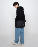 Flower Bear Embroidery Cross Curved Messenger Bag