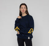 [UNISEX] Elbow Spray Heart Smile Sweatshirt