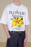 One Flower Saturday Half T-shirt