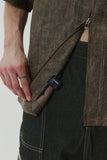 CREASE CRACK HALF ZIPPER SHIRTS
