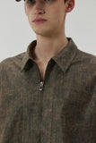 CREASE CRACK HALF ZIPPER SHIRTS