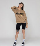 [UNISEX] Baseball Logo Flower Smile Sweatshirt