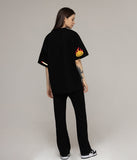 Elbow Match Flame Smile Short Sleeve Tee