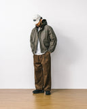 Two-Tuck Corduroy Wide Pants