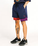 Layered Nylon Shorts