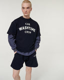 WASH TIME HALF SWEATSHIRTS