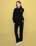Elbow Smile Drawing Beads Sweatshirt