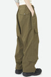 Over size stopper snap cargo pants