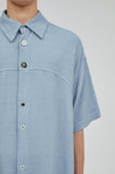 E21 Western Short-sleeved Linen Shirt