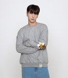 [UNISEX] Elbow Flower Bear Smile Sweatshirt