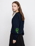 Elbow Leaf Smile Heart Sweatshirt