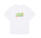 Life Logo Multi Smile Slim Short Sleeve Tee