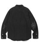 WEB DENIM SHIRT JACKET [CHARCOAL]