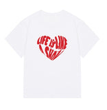 Big Life Logo Heart Smile Slim Short Sleeve Tee