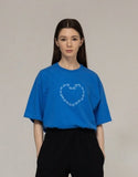 Heart Drawing Smile Short Sleeve Tee