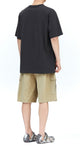 WASHED RIP STOP CARGO SHORT