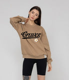 [UNISEX] Baseball Logo Flower Smile Sweatshirt