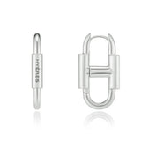 Heriter silver emblem earring M