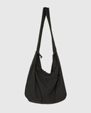 Casual shirring detail nylon cross bag