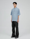 E21 Western Short-sleeved Linen Shirt