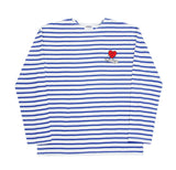 Heart Board Drawing Striped Long Sleeve