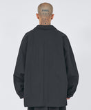 23SS Batwing Nylon Oversized Blazer