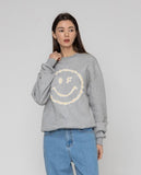 [UNISEX] Multi Flower Dot Smile Sweatshirt