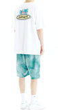 WATER DYED MESH SHORT