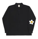 Elbow White Flower Smile PK Color Long Sleeve