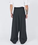 23SS One Tuck Oversized Stripe Trousers