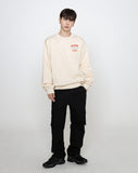 Small White Duck Wing Smile Sweatshirt