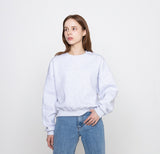 [WOMAN] Elbow Heart Smile Crop Sweatshirt