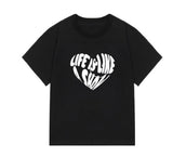 Big Life Logo Heart Smile Slim Short Sleeve Tee