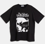 The velvet underground printing t-shirt