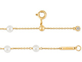 Noailles 14K Freshwater Pearl Station Bracelet 4mm