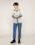 Elbow Smile Drawing Bookle Embroidery Double Paper Jacket