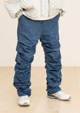 CRUMBLE DENIM PANTS