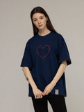 Heart Drawing Smile Short Sleeve Tee