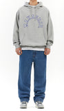 ROUND LOGO APPLIQUE HOODIE