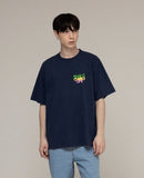 SMILE GOOD DAY Logo Dot Smile Short Sleeve Tee