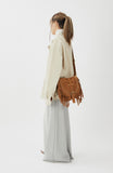 Tassel fringe strap cross bag