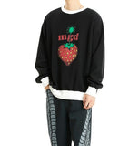 MGD STRAWBERRY SWEATSHIRT [BLACK]