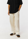STITCH PINTUCK DENIM PANTS