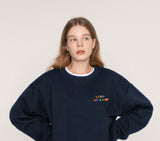 Small Rainbow Life Smile Logo Sweatshirt