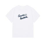 Drawing Logo Smile Slim Short Sleeve Tee