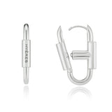 Heriter silver emblem earring M